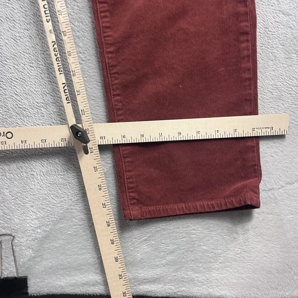 AG Adriano Goldschmied Men's Size 36x28* Tellis Modern Slim Red Corduroy Pants